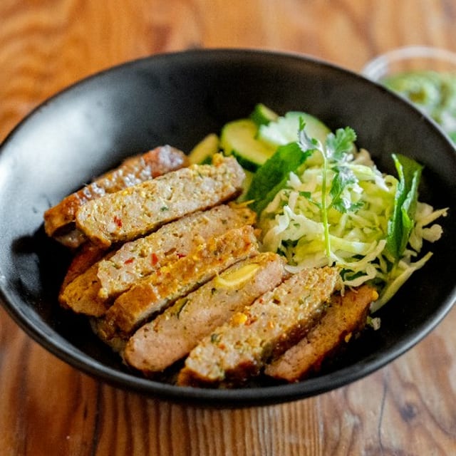 Thai Pork Sausage Bowl.