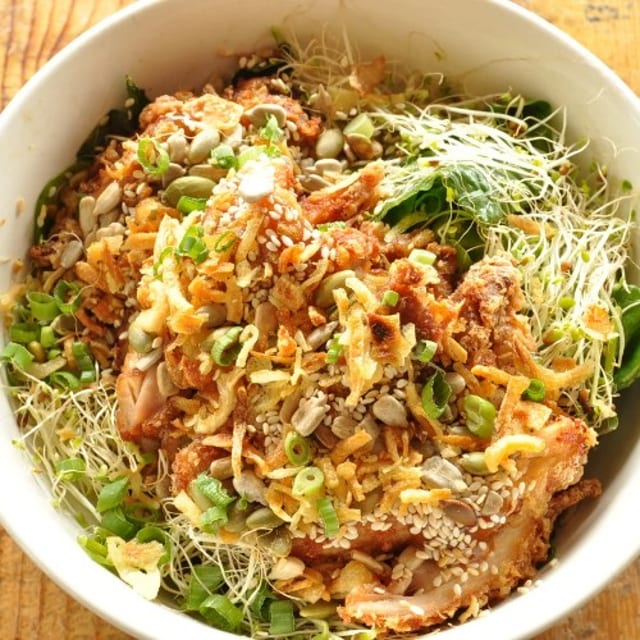 Fried Chicken Salad.