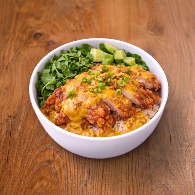 Curry Fried Chicken Bowl.